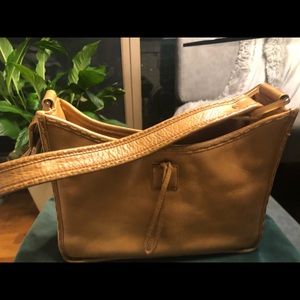 Cole Haan vintage camel leather purse.